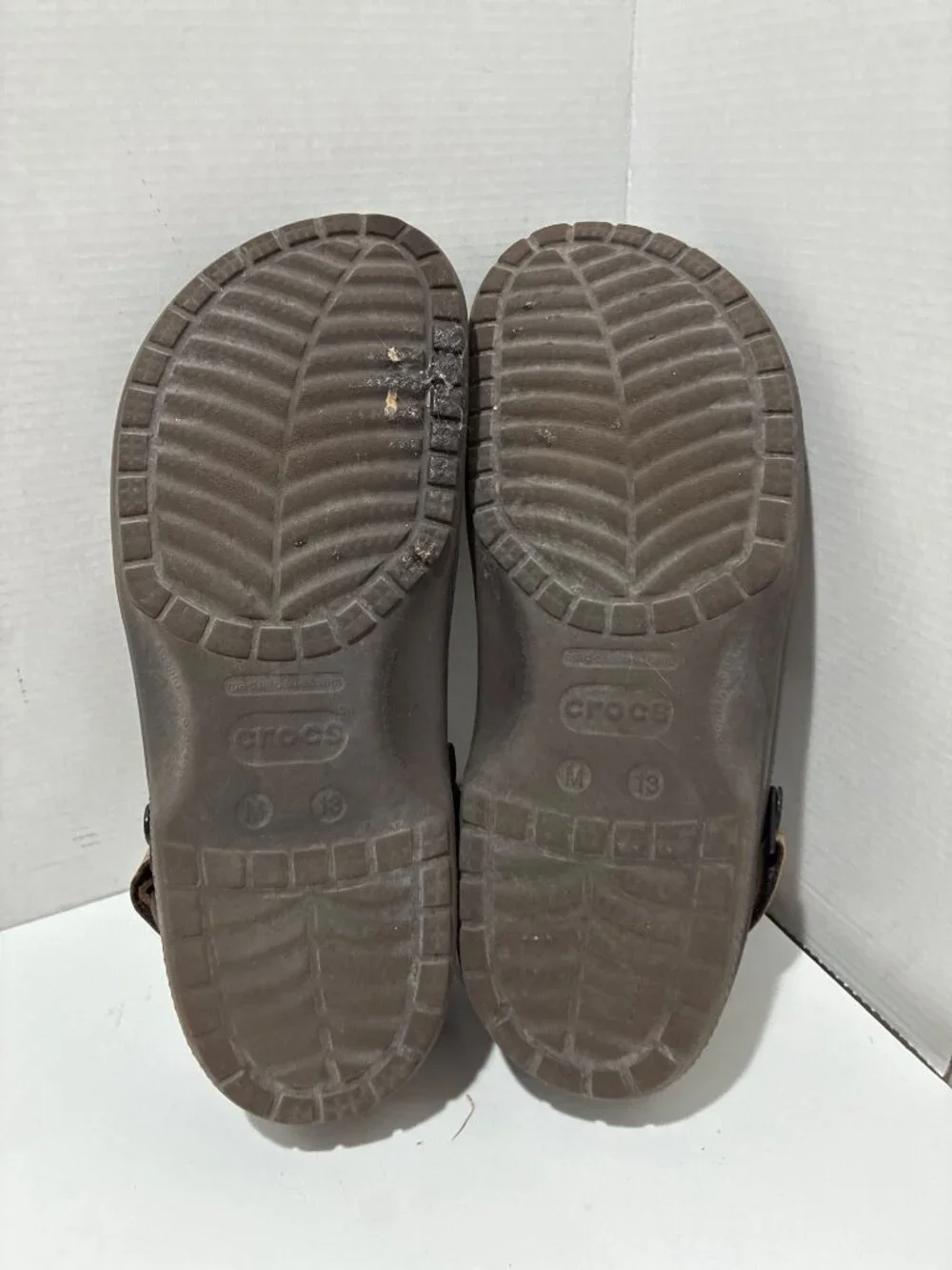 Crocs Men's Yukon Vista II LiteRide Clog Sandal sz 13 rugged faux-leather upper
